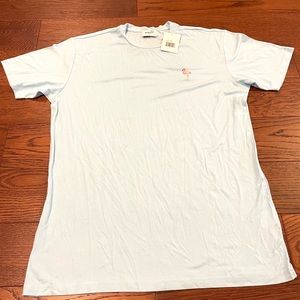 Eubi Light blue with pink flamingo